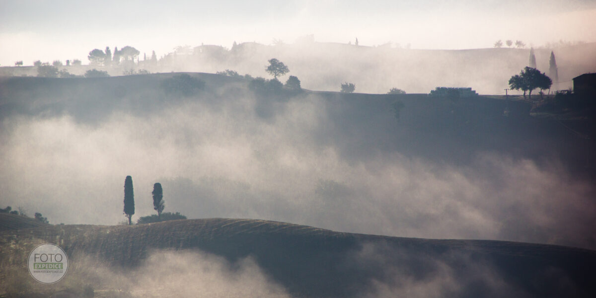 Fotoexpedice Toskánsko Martin Kamín toskánská krajina