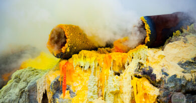 Kawah Ijen kráter Ďáblovo zlato fotoexpedice