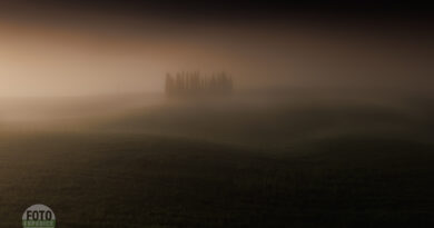 Mlhy v Toskánsku a fotografický ráj