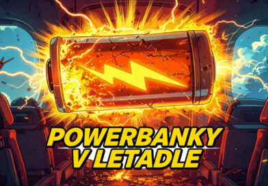 Letadlo baterie powerbanka
