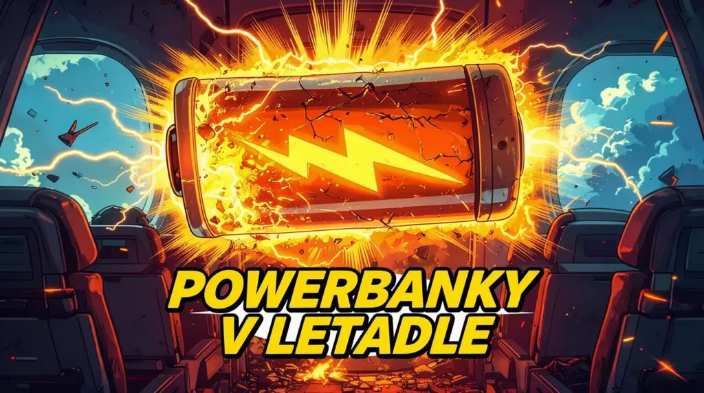 Letadlo baterie powerbanka