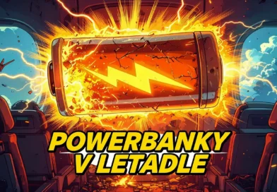 Letadlo baterie powerbanka